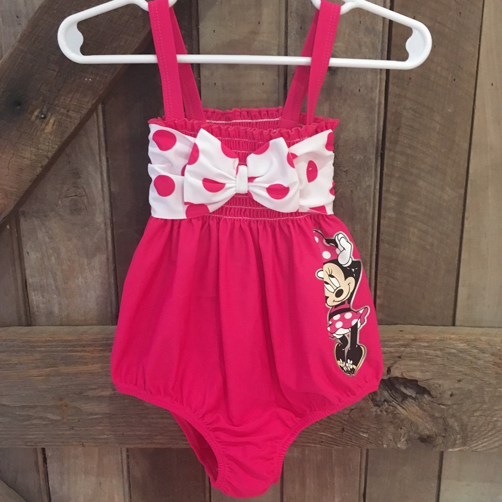 Girls Disney Minnie Mouse bathing suit